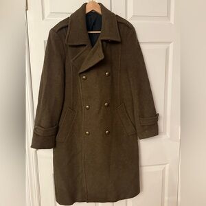 Zara Coat  Double-Breasted Pea Coat in Brown
